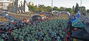 Una maratón contra la obesidad y el sedentarismo