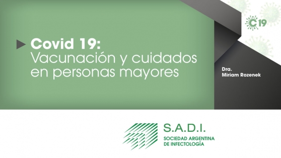 Webinar: COVID-19: vacunación y cuidados en personas mayores